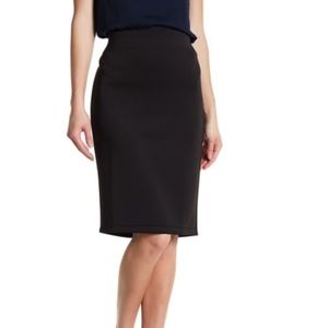 NWT Catherine Malandrino Solid Black Skirt
